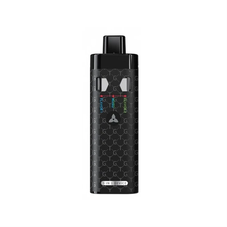Dual Flavor 1ml+1ml / 2ml+2ml Empty AIO Disposable Vape Pen CBD/THC/HHC 2 Oil Cup Disposable Vape Device